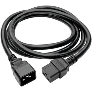 Eaton Tripp Lite Series Power Extension Cord, C19 to C20 - Heavy-Duty, 15A, 250V, 14 AWG, 10 ft. (3.05 m), Black - For PDU