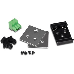 TRENDnet Hardened Industrial 100Base-FX Multi-Mode SC Fiber Converter; (2km; 1.2 Miles); IP40 Rated Housing; TI-F10SC - Ha