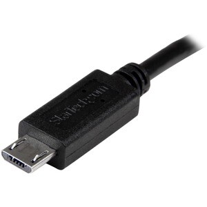 StarTech.com 8in USB OTG Cable - Micro USB to Micro USB - M/M - USB OTG Adapter - 8 inch - Connect your USB On-the-Go capa
