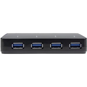 StarTech.com 4-Port USB 3.0 Hub plus Dedicated Charging Port - 5Gbps - 1 x 2.4A Port - Desktop USB Hub and Fast-Charging S