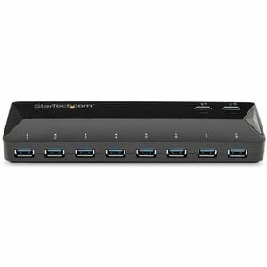 StarTech.com 10 Port USB 3.0 Hub with Charge & Sync Ports 2 x 1.5A Ports Multi Port USB Hub and Fast Charging Station (ST1