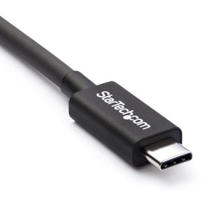 StarTech.com 2m (6.6ft) Thunderbolt 3 Cable, 20Gbps, 100W PD, 4K Video, Thunderbolt-Certified, Compatible w/ TB4/USB 3.2/D