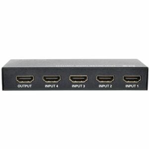 Eaton Tripp Lite Series 4-Port HDMI Switch with Remote Control - 4K 60 Hz, UHD, 4:4:4, HDR, 3D - 3840 × 2160 - 4K - 4 x 1 