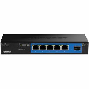 TRENDnet TEG-S51SFP 5 Ports Ethernet Switch - Gigabit Ethernet - 1000Base-T, 1000Base-X - 1 SFP Slots - 2.94 W Power Consu