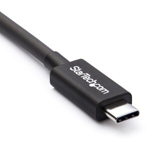 StarTech.com Cable Thunderbolt 3 Pasivo 2m - 20Gbps - PD 100W - 4K - Certificado - Compatible USB4 / Modo Alt DP - Thunder