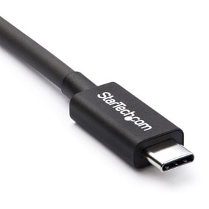 StarTech.com 50cm (1.6ft) Thunderbolt 3 Cable, 40Gbps, 100W PD, 4K/5K Video, Thunderbolt-Certified, Compatible w/ TB4/USB 