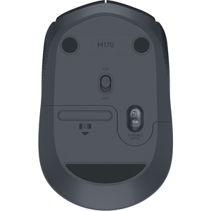 Logitech M171 Maus - Funkfrequenz - USB 2.0 - Optisch - Schwarz - Kabellos - 1000 dpi Auflösung - Scroll-Rad