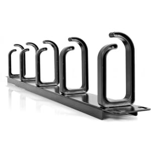StarTech.com 1U 19in Metal Rackmount Cable Management Panel - Rack cable management kit - 1U - Cable Management Panel - 1U