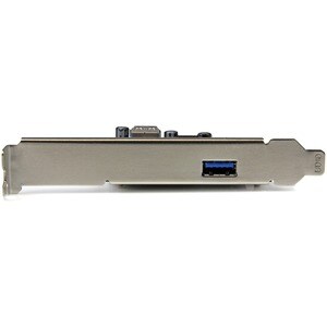 StarTech.com Tarjeta PCI Express de 2 Puertos USB 3.2 Gen 2 (10Gbps)USB-A 1x Externo y 1x Interno - Soporte UASP - 2 Total