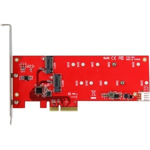 StarTech.com M.2 to PCI Express Adapter - TAA Compliant - 2 Total SATA Port(s)