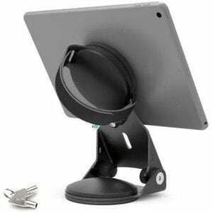 Compulocks Universal Tablet Grip and Security Stand Black - Universal Tablet Security, Secure "Grab & Go" Solution, Quick 