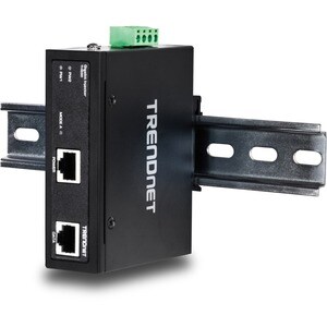 TRENDnet TI-IG30 PoE Injector - TAA Compliant - 56 V DC Input - 1 x 10/100/1000Base-T Input Port(s) - 1 x 10/100/1000Base-