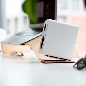 Kanto YU2MW 2.0 Speaker System - 50 W RMS - Matte White - Stand Mountable - Desktop - 80 Hz to 20 kHz - USB - 1