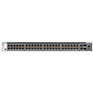 Netgear M4300 48x1G Stackable Managed Switch with 2x10GBASE-T and 2xSFP+ - 50 Ports - Manageable - Gigabit Ethernet, 10 Gi