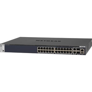 Conmutador de nivel 3 Netgear ProSafe M4300 M4300-28G (GSM4328S) 26 Puertos Gestionable - Gigabit Ethernet, 10 Gigabit Eth