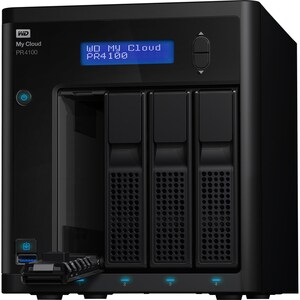 WD 8TB My Cloud PR4100 Pro Series Media Server with Transcoding, NAS - Network Attached Storage - Intel Pentium N3710 Quad