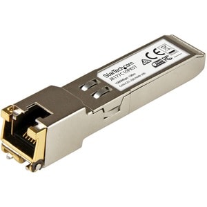 StarTech.com Gigabit RJ45 Kupfer SFP Transceiver Modul - HP J8177C kompatibel 1000Base-T - Mini GBIC - 10er pack - für Dat