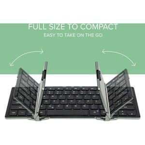 Plugable Foldable Bluetooth Keyboard Compatible with iPad, iPhones, Android, and Windows - Full-Size Multi-Device Keyboard