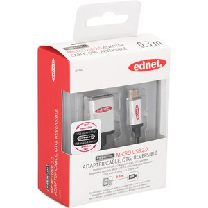 Digitus USB Data Transfer Cable - First End: Micro USB 2.0 Type B - Second End: USB 2.0 Type A