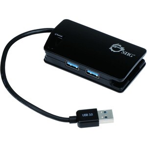 SIIG SuperSpeed USB 3.0 4-Port Hub - USB - External - 4 USB Port(s) - 4 USB 3.0 Port(s) - PC, Mac