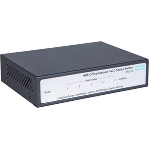 HPE OfficeConnect 1420 5G Switch - 5 Ports - Gigabit Ethernet - 10/100/1000Base-TX - 2 Layer Supported - Twisted Pair - Ra