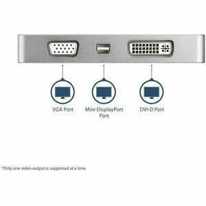 Adaptateur Multiport USB-C avec HDMI/VGA/mDP/DVI - Convertisseur USB Type C vers HDMI 1.4 ou mDP 1.2 (4K) - VGA/DVI 1080p 