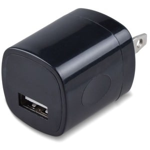 4XEM Black Universal 5w USB Wall Charger - 4XEM Universal USB Power Adapter/Wall Charger for all smart phones, iDevices & 