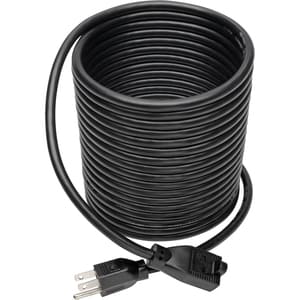 Eaton Tripp Lite Series Power Extension Cord, NEMA 5-15P to NEMA 5-15R - 13A, 120V, 16 AWG, 25 ft. (7.62 m), Black - 120 V