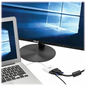 Tripp Lite USB C to DVI Video Adapter Converter w/ USB-C PD Charging, USB Type C to DVI, USB-C to DVI, USB Type-C to DVI -