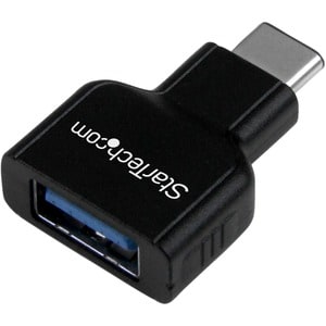 StarTech.com Adaptateur USB 3.0 USB-C vers USB-A - M/F - Nickel Connecteur - Noir
