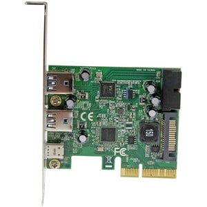 StarTech.com USB 3.1 PCIe Card - 5 Port - USB 3.1 Gen 2 (10Gbps) - 1x USB-C, 2x USB-A + 1x 2 Port IDC (5Gbps) - USB-C Card