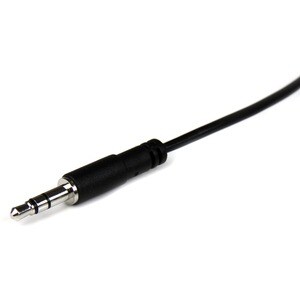 StarTech.com 1m Slim 3.5mm Stereo Extension Audio Cable - M/F - Cable for Audio Device, Headphone, iPhone - First End: 1 x
