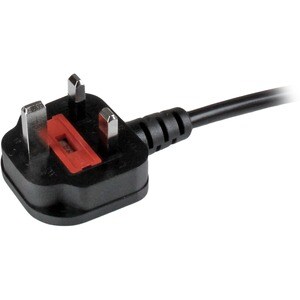 StarTech.com 2m Computer Power Cable - BS-1363 to 2x C13 - C13 Y-Cable - 6ft/1.8m 18AWG (0.75mm2) flexible computer power 