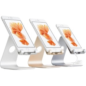 Rain Design mStand mobile stand- Silver - Designed to uplift. Created for the Apple iPhone and iPad mini, and suitable for