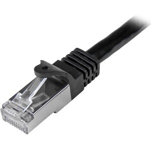 StarTech.com 3m Cat6 Patch Cable - Shielded (SFTP) Snagless Gigabit Network Patch Cable - Black - Cable for Network Device