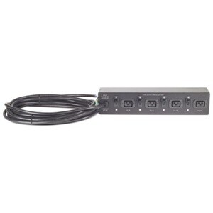 APC by Schneider Electric NetShelter PDU - Basic - Hard Wire 3-wire - 4 x IEC 60320 C19 - 230 V AC Input - 230 V AC Output