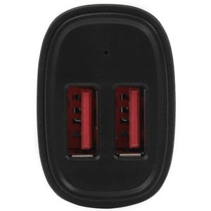 BLACK DUAL USB CAR CHARGER CHARGE TWO TABLETS AT ONCE