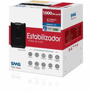 SMS Revolution Speedy µSP1000S Line Conditioner - Over Voltage, Under Voltage, Short Circuit, Overload, Surge, Over Temper