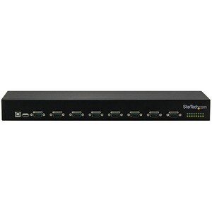 StarTech.com USB to Serial Hub - 8 Port - COM Port Retention - Rack Mount and Daisy Chainable - FTDI USB to RS232 Hub - US