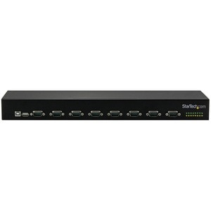StarTech.com 8 Port USB auf Seriell Adapter Hub - USB auf RS232 Port Adapter mit Daisy Chain - Rackmontierbar - USB 2.0 - 