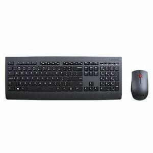 Lenovo Professional Tastatur & Maus - QWERTZ - Deutsch - Tastatur, Kabellos, Funk USB, Schwarz - Maus, Laser, Kabellos, Fu