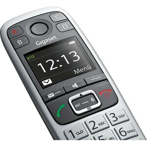 Gigaset E560 DECT-Schnurlostelefon - Silber - 1 Telefonleitung(en) - Freisprecheinrichtung - Hörhilfen-kompatibel