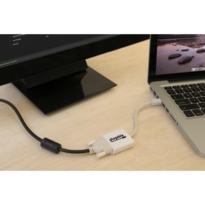 Plugable Mini DisplayPort (Thunderbolt 2) to DVI Adapter - (Supports Mac, Windows, Linux Systems and Displays up to 1920x1