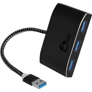 SIIG SuperSpeed USB 3.0 4-Port Powered Hub - USB - External - 4 USB Port(s) - 4 USB 3.0 Port(s) - PC, Mac
