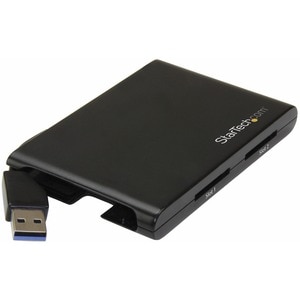 StarTech.com 2 Slot USB 3.0 SD Card Reader w/ UASP - SD 4.0 UHS II - TAA Compliant - USB SD Card Reader - Dual SD Card Rea