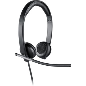 Logitech H650e Wired Over-the-head Stereo Headset - Binaural - Supra-aural - 50 Hz to 10 kHz - Noise Cancelling Microphone