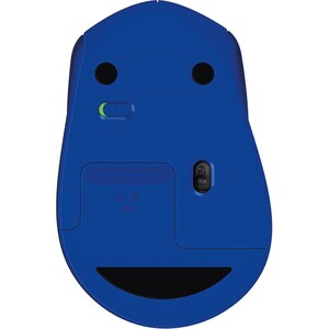Logitech M330 Mouse - Radio Frequency - USB - Optical - 3 Button(s) - Blue - Wireless - 1000 dpi - Scroll Wheel