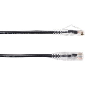 Black Box Slim-Net Cat.6 UTP Patch Network Cable - 10 ft Category 6 Network Cable for Patch Panel, Wallplate, Network Devi