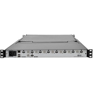 Eaton Tripp Lite Series NetDirector 8-Port 1U Rack-Mount Console HDMI KVM Switch with 17 in. LCD and IP Remote Access, Dua