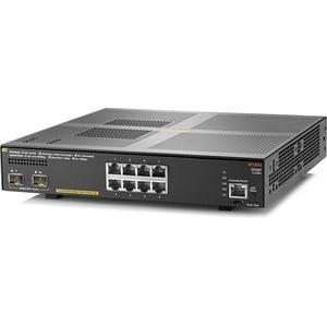 HPE Aruba 2930F 8G PoE+ 2SFP+ Switch - 8 Ports - Manageable - 10 Gigabit Ethernet, Gigabit Ethernet - 10/100/1000Base-T, 1